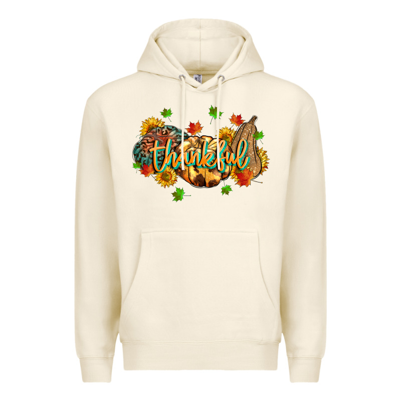 Thankful Pumpkins Premium Hoodie by MaliasSmallBusiness | Teevron