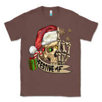 Chestnut festive af christmas skull Classic Tee - FaDigitalArtStudio