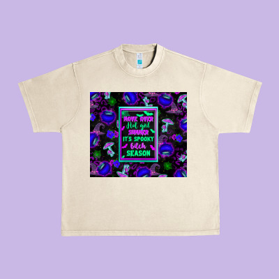 Move Over Hot Girl Summer It's Spooky Bitch Season Urban Heavy Tee Designed By Texasbilliewilder