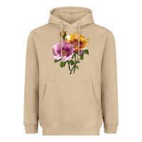 Mushroom In Your Eyes Rose Heavyweight Hoodie - LillyAllenDesigns