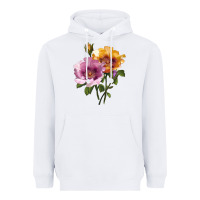 White In Your Eyes Rose Heavyweight Hoodie - LillyAllenDesigns