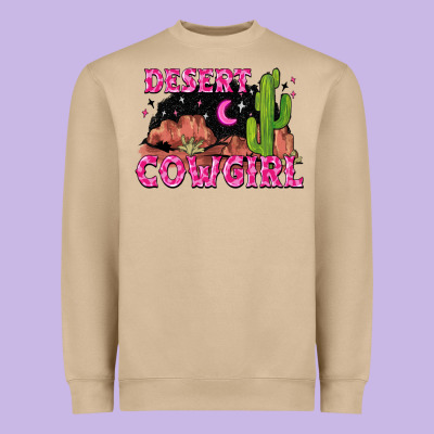 Desert Cowgirl Heavyweight Sweatshirt Designed By Zillion Design Studio