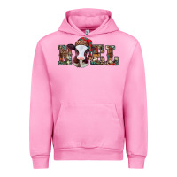 Fuchsia Pink western christmas baby cow noel Urban Hoodie - Jasminsmagicworld