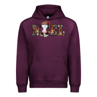 Mauve Wine western christmas baby cow noel Urban Hoodie - Jasminsmagicworld