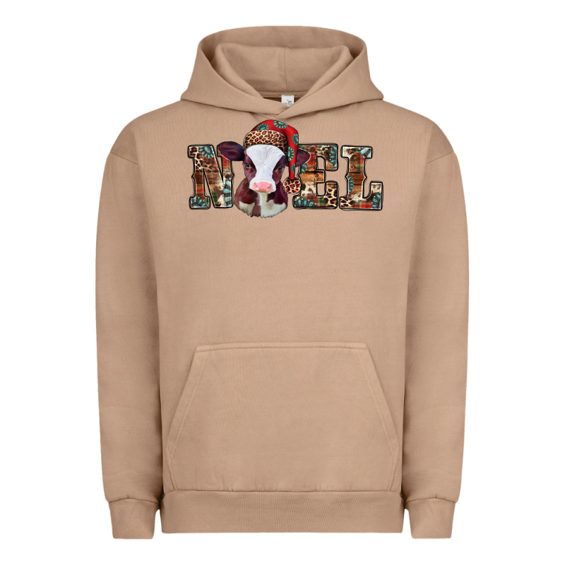 Western Christmas Baby Cow Noel Urban Hoodie by Jasminsmagicworld | Teevron
