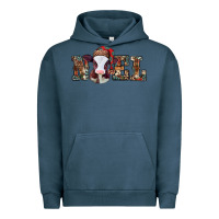 Pigment Midnight Navy western christmas baby cow noel Urban Hoodie - Jasminsmagicworld