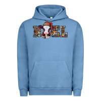 Pigment Pebble Blue western christmas baby cow noel Urban Hoodie - Jasminsmagicworld