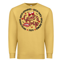Antique Gold girl's trip Premium Sweatshirt - MaliasSmallBusiness