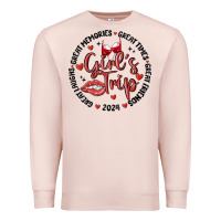 Pale Pink girl's trip Premium Sweatshirt - MaliasSmallBusiness