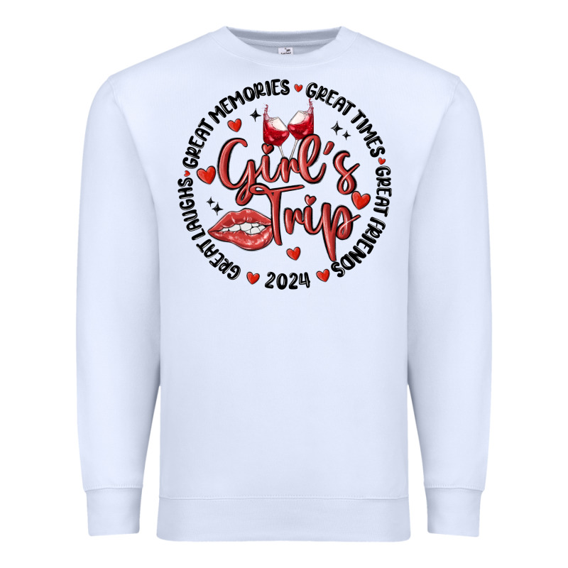 Girl's Trip Premium Sweatshirt by MaliasSmallBusiness | Teevron