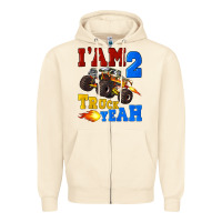 Sandshell i'am two truck yeah Zipper Hoodie - Artiststas