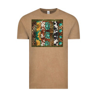Vintage Coffee western patterns brushstroke Vintage Tee - BarkalooDesign