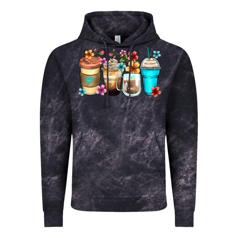 Flowers With Coffee Vintage Hoodie by Zillion Design Studio | Teevron