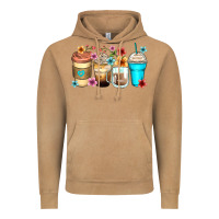 Vintage Camel flowers with coffee Vintage Hoodie - Zillion Design Studio
