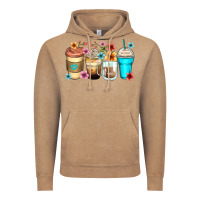 Vintage Coffee flowers with coffee Vintage Hoodie - Zillion Design Studio
