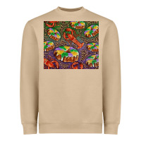 Mushroom Mardi gras king cake and crawfish Heavyweight Sweatshirt - RanaPortraitStore