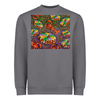 Storm Mardi gras king cake and crawfish Heavyweight Sweatshirt - RanaPortraitStore