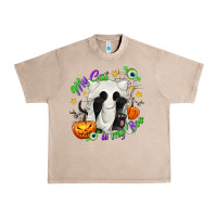 French Oak My Cat Is My Boo Urban Heavy Tee - texasbilliewilder