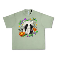 Oil Green My Cat Is My Boo Urban Heavy Tee - texasbilliewilder