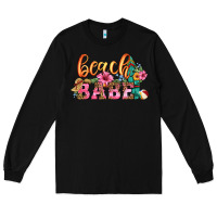 Black beach babe Long Sleeve Tee - HRA Design Shop