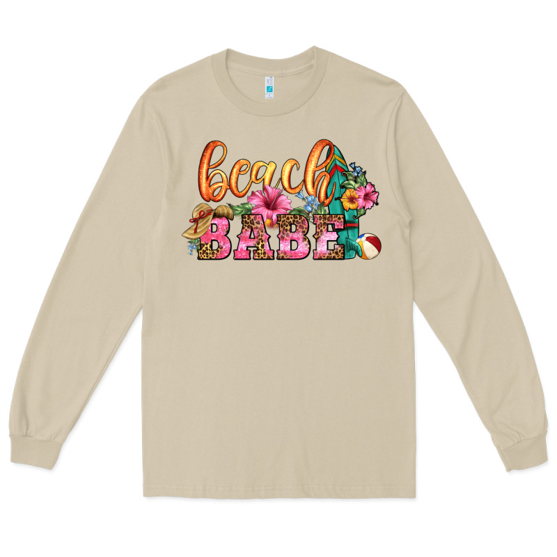 Beach Babe Long Sleeve Tee by HRA Design Shop | Teevron