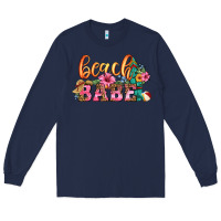 Navy beach babe Long Sleeve Tee - HRA Design Shop