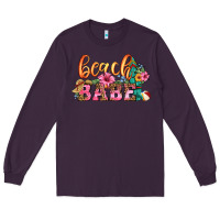 Plum beach babe Long Sleeve Tee - HRA Design Shop