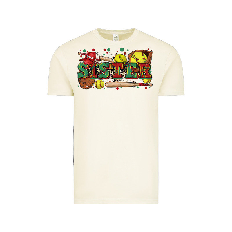 Sister Softball Vintage Tee by Zillion Design Studio | Teevron
