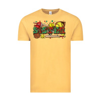 Vintage Mustard sister softball Vintage Tee - Zillion Design Studio