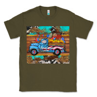 Army Green western  american truck sunflowers  mousepad Classic Tee - HRA Design Shop