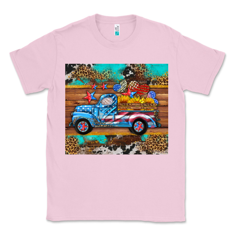 Western  American Truck Sunflowers  Mousepad Classic Tee by HRA Design Shop | Teevron