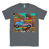 Charcoal Heather western  american truck sunflowers  mousepad Classic Tee - HRA Design Shop