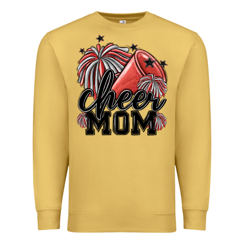 Cheer Mom Premium Sweatshirt by MaliasSmallBusiness | Teevron