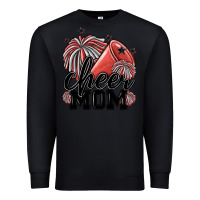 Black cheer mom Premium Sweatshirt - MaliasSmallBusiness