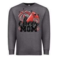 Charcoal Heather cheer mom Premium Sweatshirt - MaliasSmallBusiness