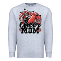 Heather Grey cheer mom Premium Sweatshirt - MaliasSmallBusiness