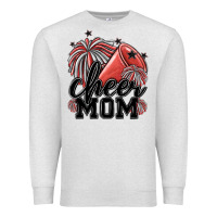 Oatmeal Heather cheer mom Premium Sweatshirt - MaliasSmallBusiness