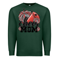 Sports Green cheer mom Premium Sweatshirt - MaliasSmallBusiness