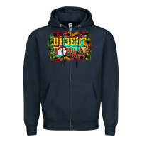 Navy desert darlin Zipper Hoodie - JahusDesignShop