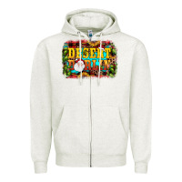 Oatmeal Heather desert darlin Zipper Hoodie - JahusDesignShop