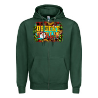 Sports Green desert darlin Zipper Hoodie - JahusDesignShop