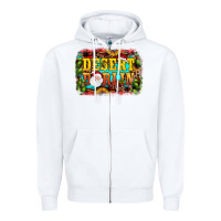 White desert darlin Zipper Hoodie - JahusDesignShop