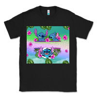 Black custom name stitch Classic Tee - AdoDesignShop