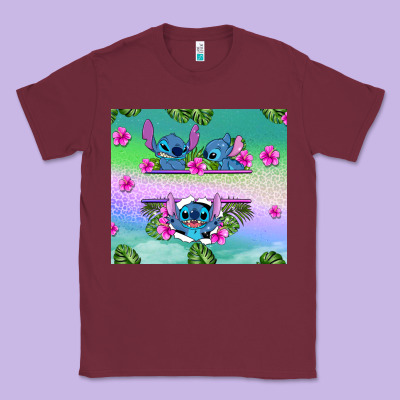 Custom Name Stitch Classic Tee Designed By Adodesignshop