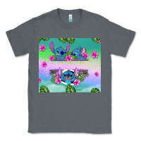 Charcoal Heather custom name stitch Classic Tee - AdoDesignShop