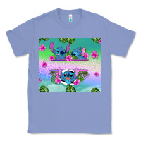 Colony Blue custom name stitch Classic Tee - AdoDesignShop