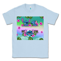 Dusty Blue custom name stitch Classic Tee - AdoDesignShop