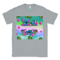 Heather Grey custom name stitch Classic Tee - AdoDesignShop