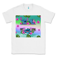 White custom name stitch Classic Tee - AdoDesignShop