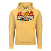 Vintage Mustard firefighter gnomes Vintage Hoodie - Zillion Design Studio